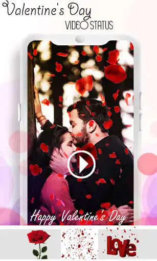 Play Valentine day Video Status Maker- image to video as an online game Valentine day Video Status Maker- image to video with UptoPlay