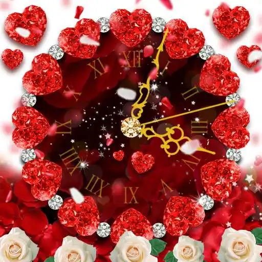 Play Valentine Love Clock Live Wallpaper APK