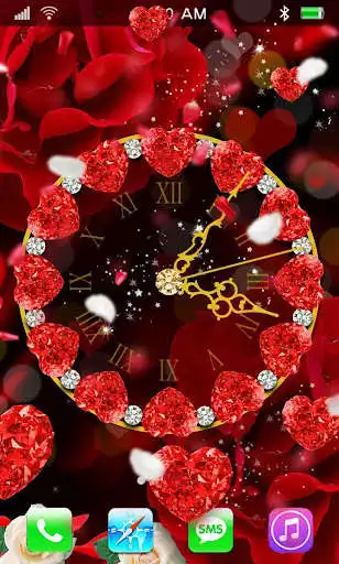 Play Valentine Love Clock Live Wallpaper  and enjoy Valentine Love Clock Live Wallpaper with UptoPlay