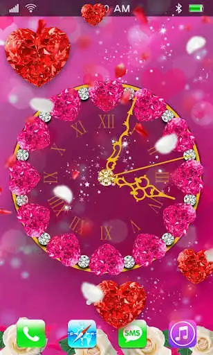 Play Valentine Love Clock Live Wallpaper as an online game Valentine Love Clock Live Wallpaper with UptoPlay