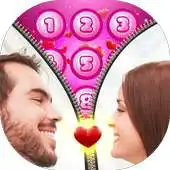 Free play online Valentine Photo Zipper Locker APK