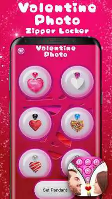 Play Valentine Photo Zipper Locker