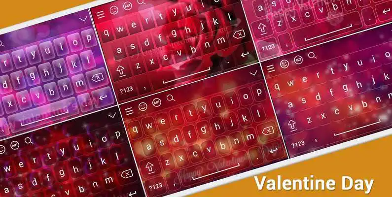 Play Valentines Day Keyboard Theme