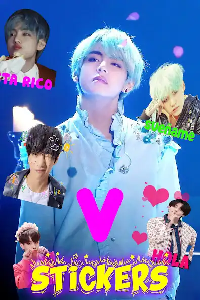 Play V BTS stickers ARMY  and enjoy V BTS stickers ARMY with UptoPlay