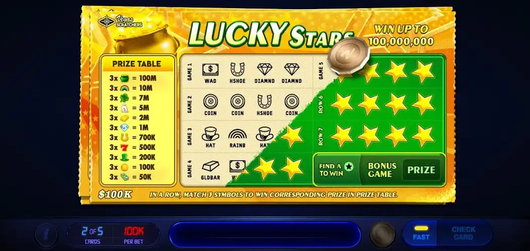 Play Vegas Lottery Scratchers  and enjoy Vegas Lottery Scratchers with UptoPlay