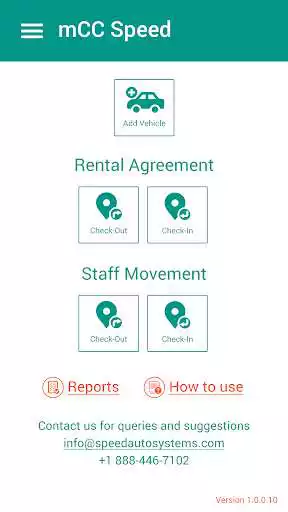 Play Vehicle Check-out/Check-in App