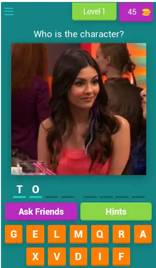 Play Victorious Quiz as an online game Victorious Quiz with UptoPlay