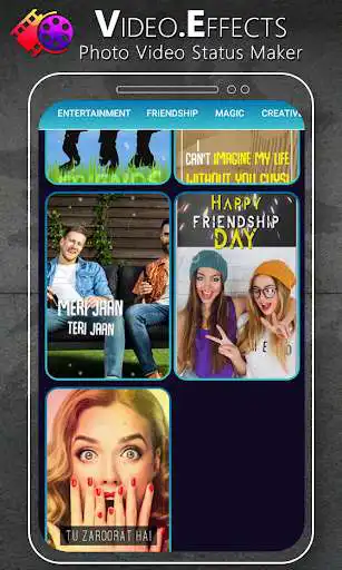 Play Video Effects : Photo Video Status Maker  and enjoy Video Effects : Photo Video Status Maker with UptoPlay