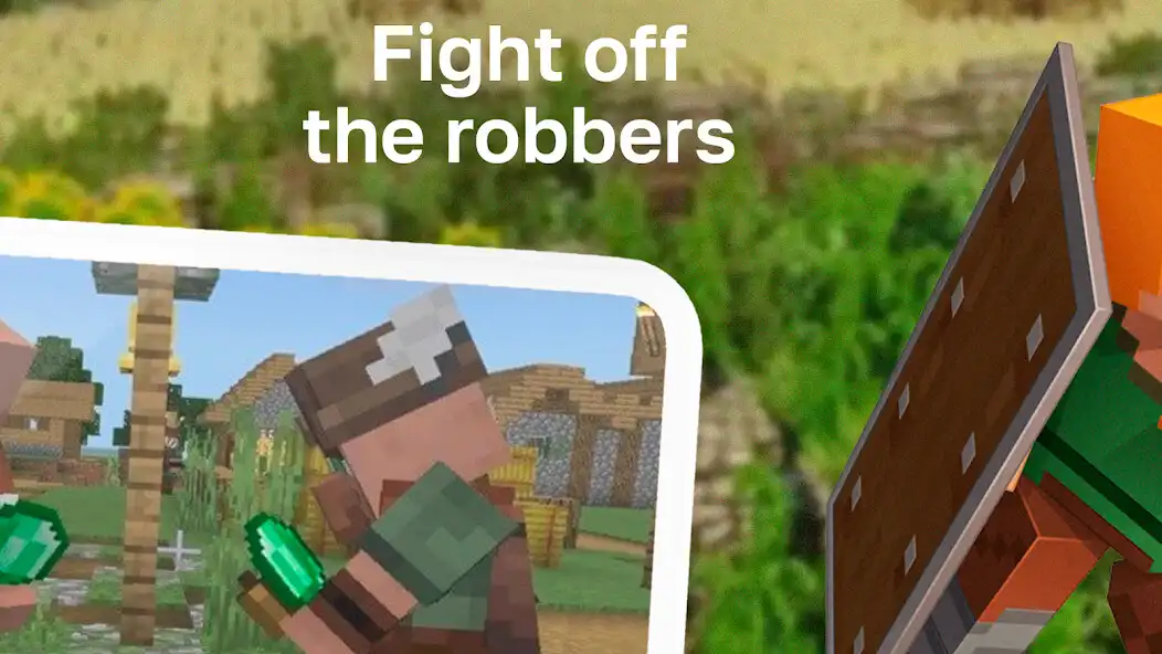 Play Villagers and Pillagers Mod as an online game Villagers and Pillagers Mod with UptoPlay