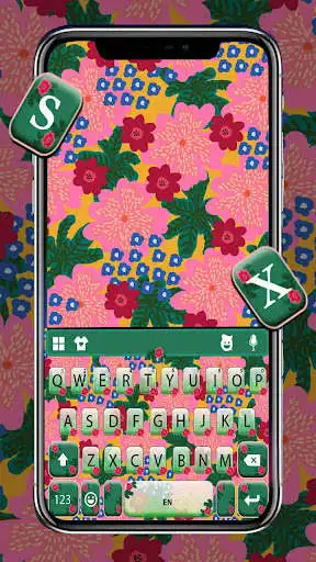 Play Vintage Flowers 2 Keyboard Theme  and enjoy Vintage Flowers 2 Keyboard Theme with UptoPlay