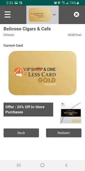 Play VIP Shop  Dine4Less Card as an online game VIP Shop  Dine4Less Card with UptoPlay