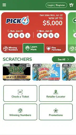 Play Virginia Lottery Official App  and enjoy Virginia Lottery Official App with UptoPlay