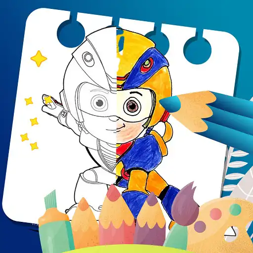 Play Vir Robot Boy Coloring Book APK