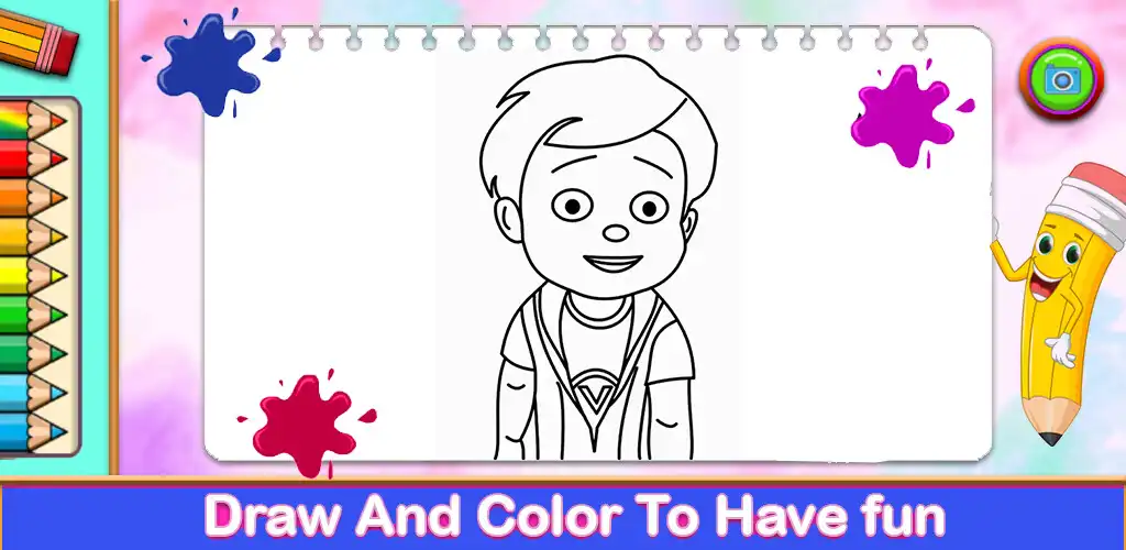 Play Vir Robot Boy Coloring Book as an online game Vir Robot Boy Coloring Book with UptoPlay