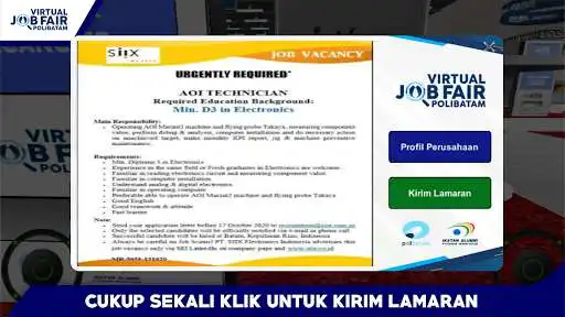 Play Virtual Job Fair Polibatam as an online game Virtual Job Fair Polibatam with UptoPlay