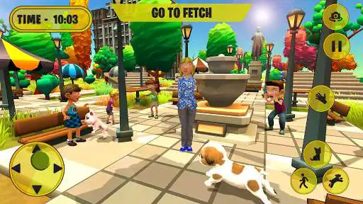 Play Virtual Pet Dog & Cat Simulator: Animal life games  and enjoy Virtual Pet Dog & Cat Simulator: Animal life games with UptoPlay