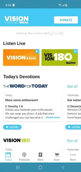 Play Vision Christian Media  and enjoy Vision Christian Media with UptoPlay