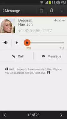 Play Visual Voicemail