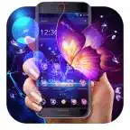 Free play online Vivid butterfly Neon theme  APK