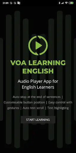 Play VOA Learning English audio player with AUTO-PAUSE  and enjoy VOA Learning English audio player with AUTO-PAUSE with UptoPlay