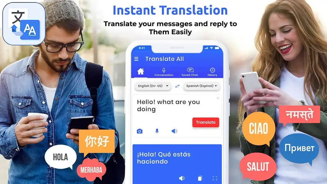 Play Voice chat Translate: Language Translator  and enjoy Voice chat Translate: Language Translator with UptoPlay