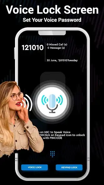 Play Voice Lock Screen - Voice Lock as an online game Voice Lock Screen - Voice Lock with UptoPlay