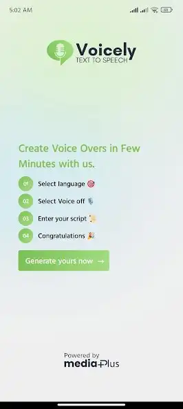 Play Voicely - Text to speech (TTS) as an online game Voicely - Text to speech (TTS) with UptoPlay