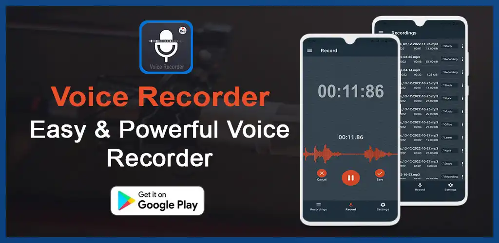 Play Voice recorder 2023 HD Voice  and enjoy Voice recorder 2023 HD Voice with UptoPlay