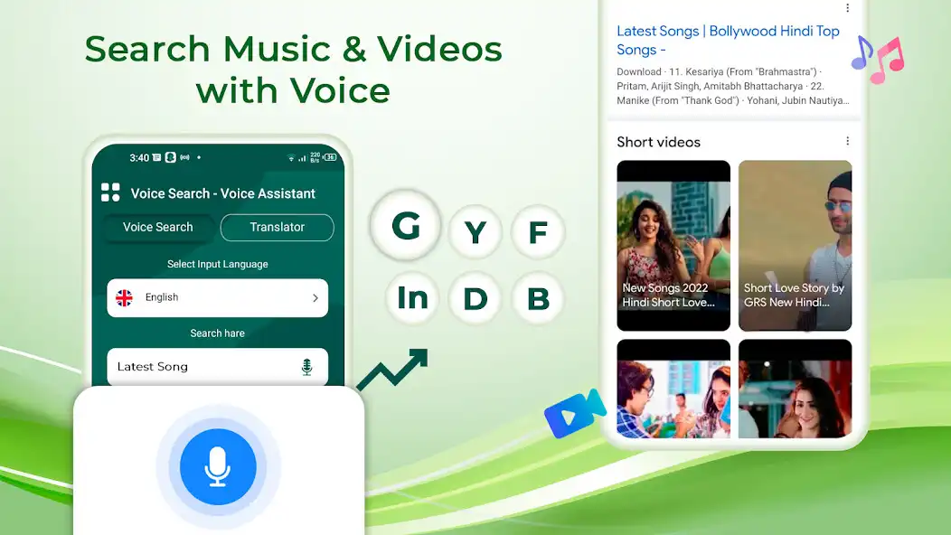 Play Voice Search - Voice Assistant as an online game Voice Search - Voice Assistant with UptoPlay