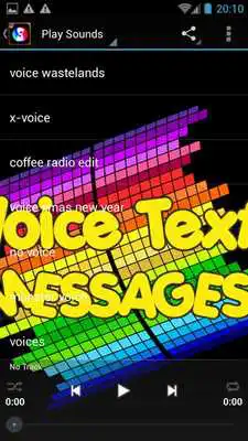 Play Voice Text Message Ringtone