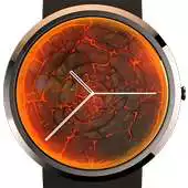 Free play online Volcano Watch Face APK