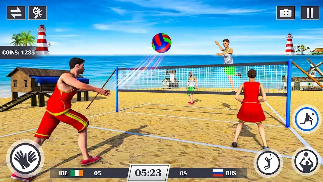 Play Volleyball Game 3D Sports Game  and enjoy Volleyball Game 3D Sports Game with UptoPlay