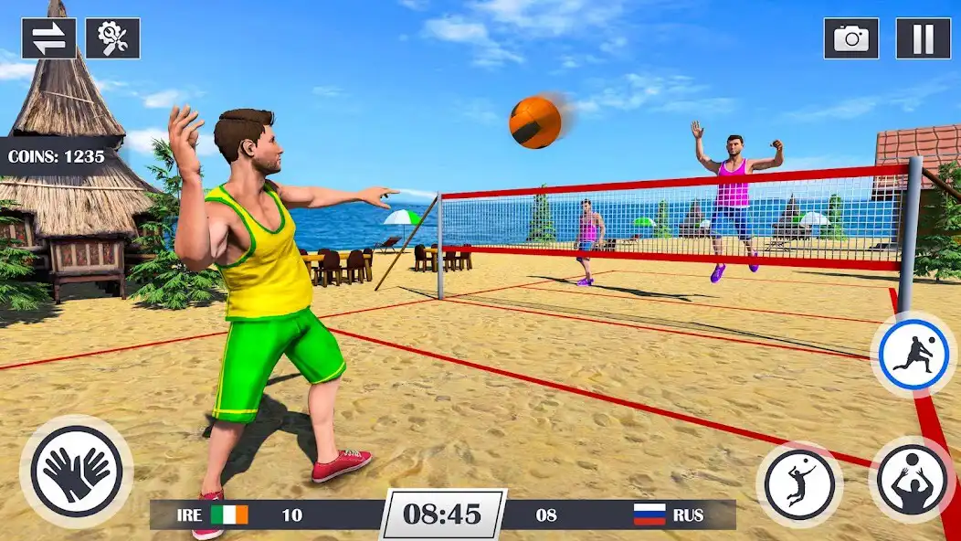 Play Volleyball Game 3D Sports Game as an online game Volleyball Game 3D Sports Game with UptoPlay