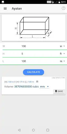 Play Volume Calculator: Ayatan as an online game Volume Calculator: Ayatan with UptoPlay