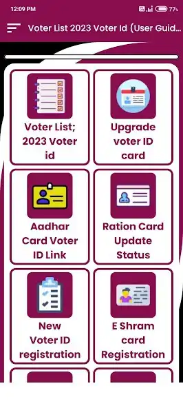 Play Voter ID Card :Voter List 2023 as an online game Voter ID Card :Voter List 2023 with UptoPlay