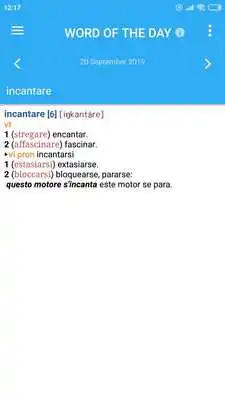 Play VOX Essential Italian<>Spanish Dictionary