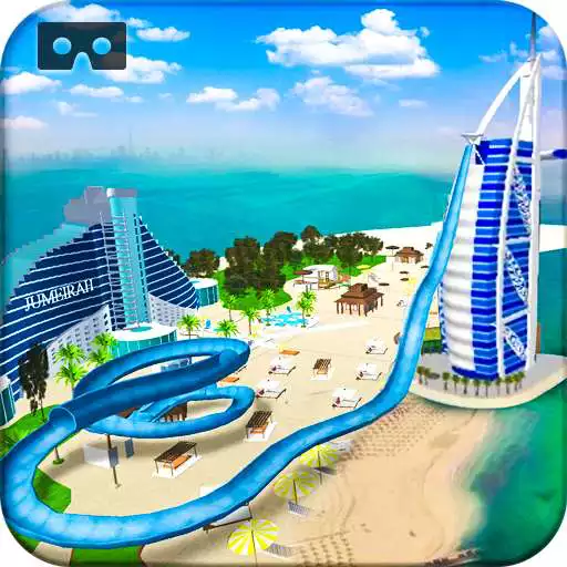 Free play online vr beach water sliding  APK