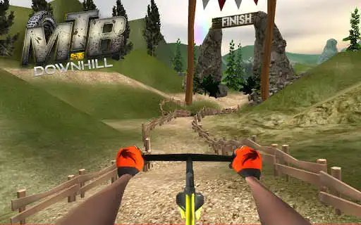 Play VR - MTB Downhill bicycle racing : VR Bicycling as an online game VR - MTB Downhill bicycle racing : VR Bicycling with UptoPlay