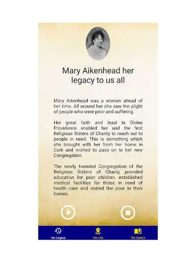 Play Walking with Mary Aikenhead