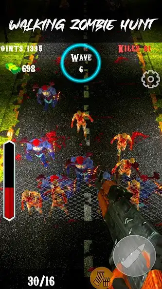 Play Walking Zombie Hunt: Survival as an online game Walking Zombie Hunt: Survival with UptoPlay