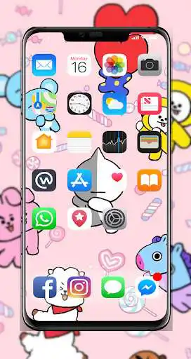 Play Wallpaper bt21 as an online game Wallpaper bt21 with UptoPlay