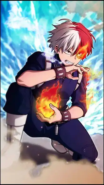 Play Wallpaper Todoroki Shoto as an online game Wallpaper Todoroki Shoto with UptoPlay