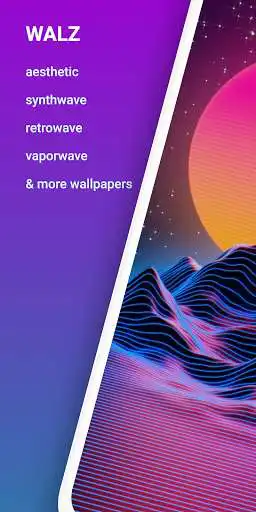 Play WALZ - Aesthetic, Synthwave & Retrowave Wallpapers  and enjoy WALZ - Aesthetic, Synthwave & Retrowave Wallpapers with UptoPlay