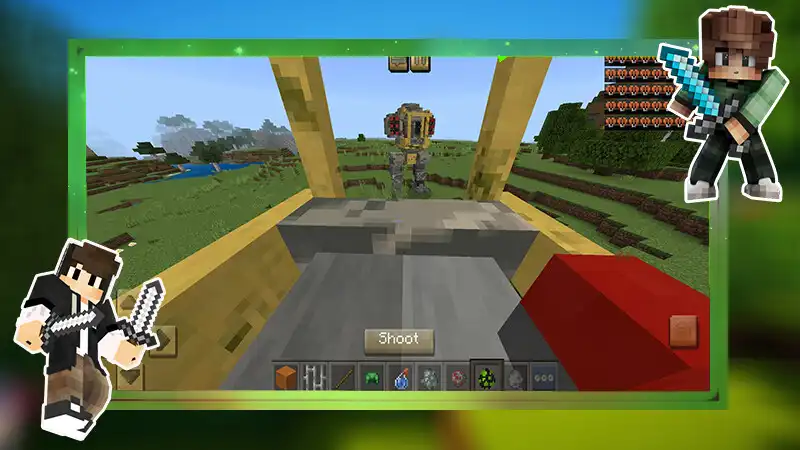 Play War Robot Mod for Minecraft as an online game War Robot Mod for Minecraft with UptoPlay