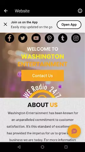 Play Washington Entertainment as an online game Washington Entertainment with UptoPlay