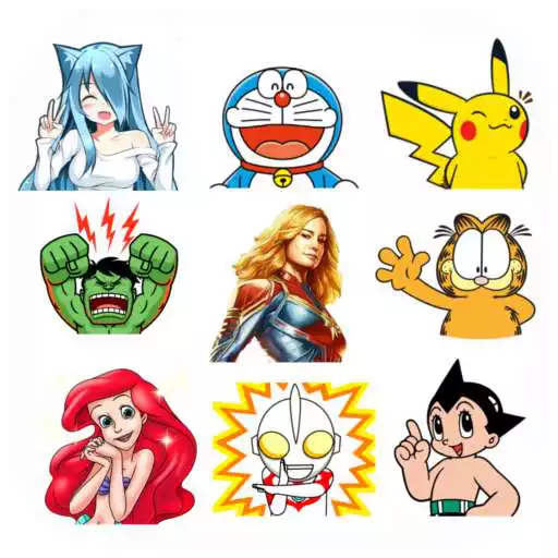 Free play online WAStickerApps Cartoon Sticker Collection  APK