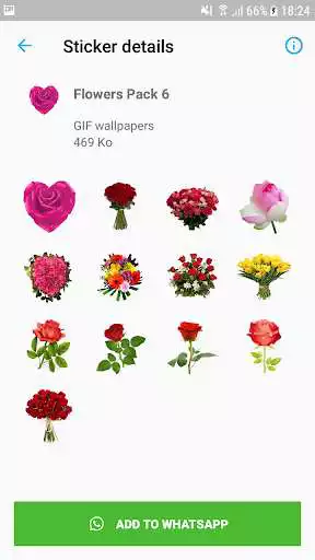 Play WAStickerApps Flowers Stickers as an online game WAStickerApps Flowers Stickers with UptoPlay