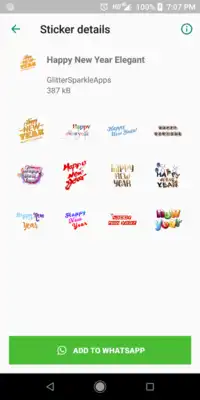 Play WAStickerApps Happy New Year Sticker Pack