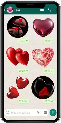 Play WAStickerApps love stickers and romantic stickers  and enjoy WAStickerApps love stickers and romantic stickers with UptoPlay