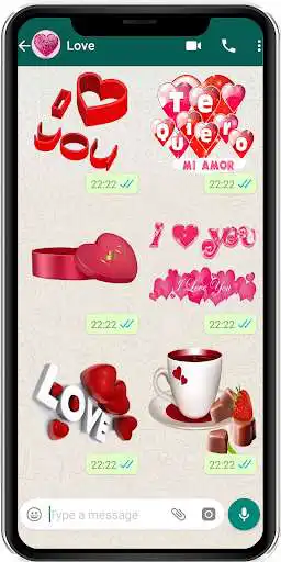 Play WAStickerApps love stickers and romantic stickers as an online game WAStickerApps love stickers and romantic stickers with UptoPlay